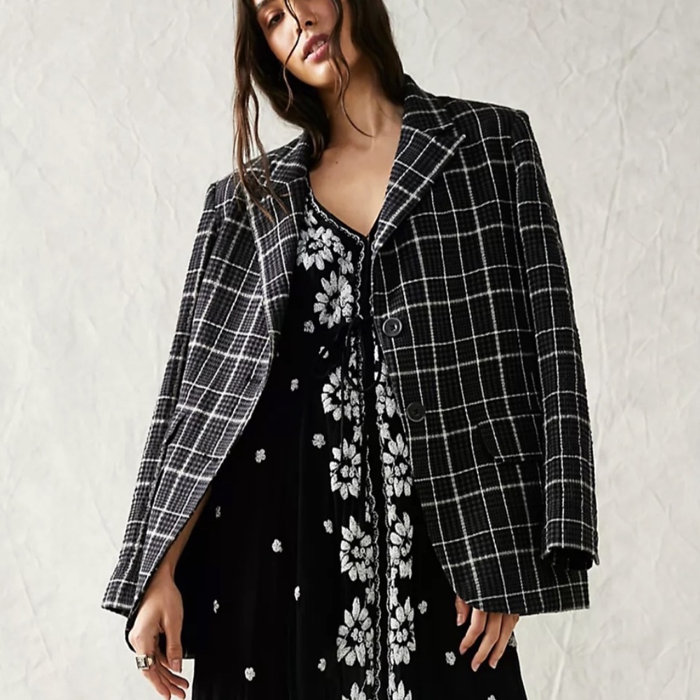 Free People Embroidered Fable Midi Dress